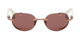 Balmain MONSIEUR unisex Rose gold Round Sunglasses