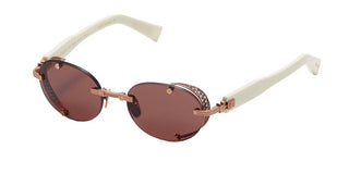 Balmain MONSIEUR unisex Rose gold Round Sunglasses