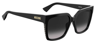 Moschino MOS079/S women Black Geometric Sunglasses