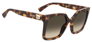 Moschino MOS123/S women Havana Squared Sunglasses