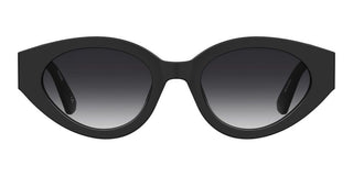 Moschino MOS160/S women Black Oval Sunglasses