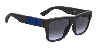 Moschino MOS167/S men Black Rectangle Sunglasses