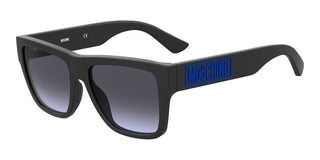 Moschino MOS167/S men Black Rectangle Sunglasses