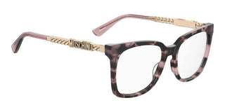 Moschino MOS627 women Havana Geometric Eyeglasses