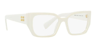 Miu Miu MU03VV women White Geometric Eyeglasses