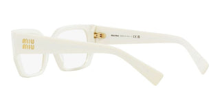 Miu Miu MU03VV women White Geometric Eyeglasses