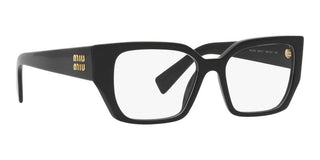 Miu Miu MU03VV women Black Geometric Eyeglasses