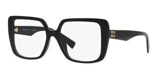 Miu Miu MU 06VV women Black Geometric Eyeglasses