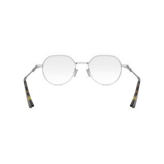 DIOR NeoDiorO R4F men Silver Round Eyeglasses