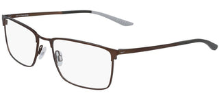 Nike NIKE 4307 unisex Brown Geometric Eyeglasses