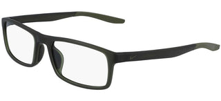 Nike NIKE 7119 unisex Green Geometric Eyeglasses