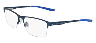 Nike NIKE 8045 men Blue Geometric Eyeglasses