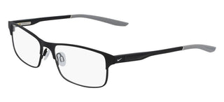 Nike NIKE 8046 men Black Geometric Eyeglasses