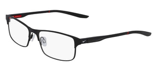 Nike NIKE 8046 men Black Geometric Eyeglasses