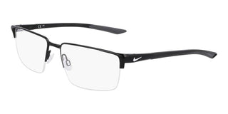 Nike NIKE 8054 men Black Rectangle Eyeglasses