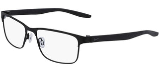 Nike NIKE 8130 unisex Black Geometric Eyeglasses