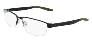 Nike NIKE 8138 unisex Black Geometric Eyeglasses