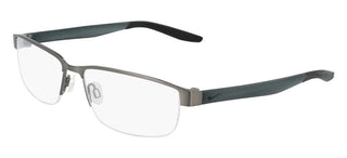 Nike NIKE 8138 unisex Ruthenium Geometric Eyeglasses