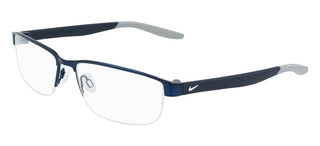 Nike NIKE 8138 unisex Blue Geometric Eyeglasses