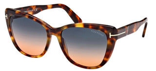 Tom Ford NORA FT 0937 women Havana Cat Eye Sunglasses