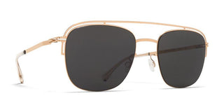 Mykita NOR unisex Gold Pilot Sunglasses