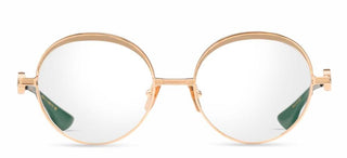 Dita NUKOU unisex Gold Round Eyeglasses