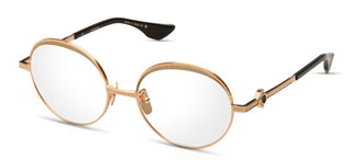 Dita NUKOU unisex Gold Round Eyeglasses