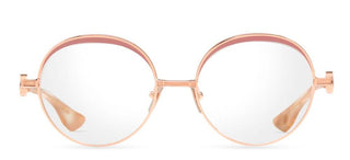 Dita NUKOU unisex Rose gold Round Eyeglasses