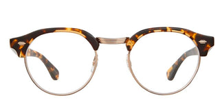 Garrett Leight OAKWOOD unisex Havana Round Eyeglasses