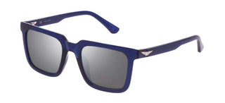 Police OCEAN 1 SPLF15 unisex Blue Geometric Sunglasses