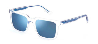 Police OCEAN 1 SPLF15 unisex Transparent Geometric Sunglasses