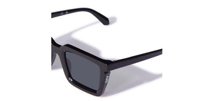 Off-White OERI113 TUCSON unisex Black Rectangle Sunglasses