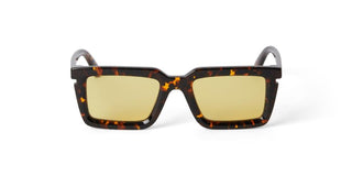 Off-White OERI113 TUCSON unisex Havana Rectangle Sunglasses