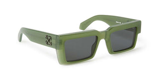 Off-White OERI114 MOBERLY unisex Green Geometric Sunglasses