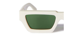 Off-White OERI129 MANCHESTER unisex White Rectangle Sunglasses