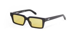 Off-White OERI13A WARREN unisex Black Rectangle Sunglasses