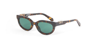 Off-White OERI13D SPARKS unisex Havana Oval Sunglasses