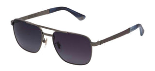 Police ORIGINS 3 SPL890E unisex Ruthenium Geometric Sunglasses