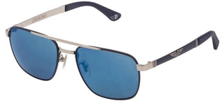 Police ORIGINS 3 SPL890 unisex Silver Geometric Sunglasses