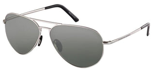 Porsche Design P8508/S men Silver Pilot Sunglasses