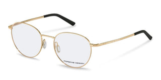 Porsche Design P8759 unisex Gold Round Eyeglasses