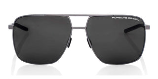 Porsche Design P8963 unisex Grey Geometric Sunglasses