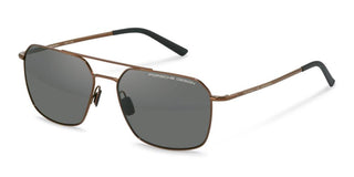 Porsche Design P8970 unisex Brown Pilot Sunglasses