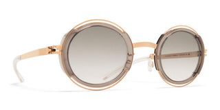 Mykita PEARL unisex Rose gold Round Sunglasses