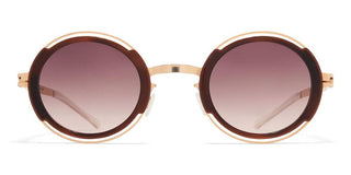 Mykita PEARL unisex Rose gold Round Sunglasses