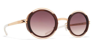 Mykita PEARL unisex Rose gold Round Sunglasses