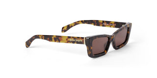 Palm Angels PERI092 REDWOOD unisex Havana Butterfly Sunglasses