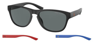 Polo Ralph Lauren PH 4180U unisex Black Squared Sunglasses