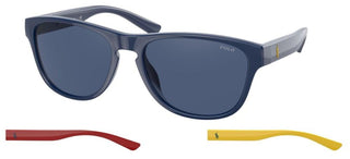 Polo Ralph Lauren PH 4180U unisex Blue Squared Sunglasses