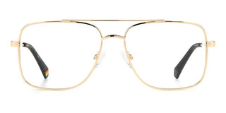 Polaroid PLD D451 men Gold Rectangle Eyeglasses